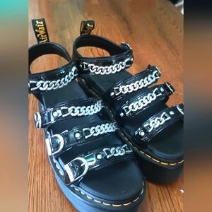 Dr. Martens Blair II Chain Strap Platform Sandal